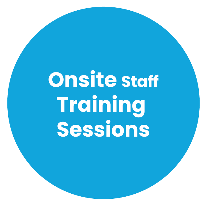 onsite staff training sessions